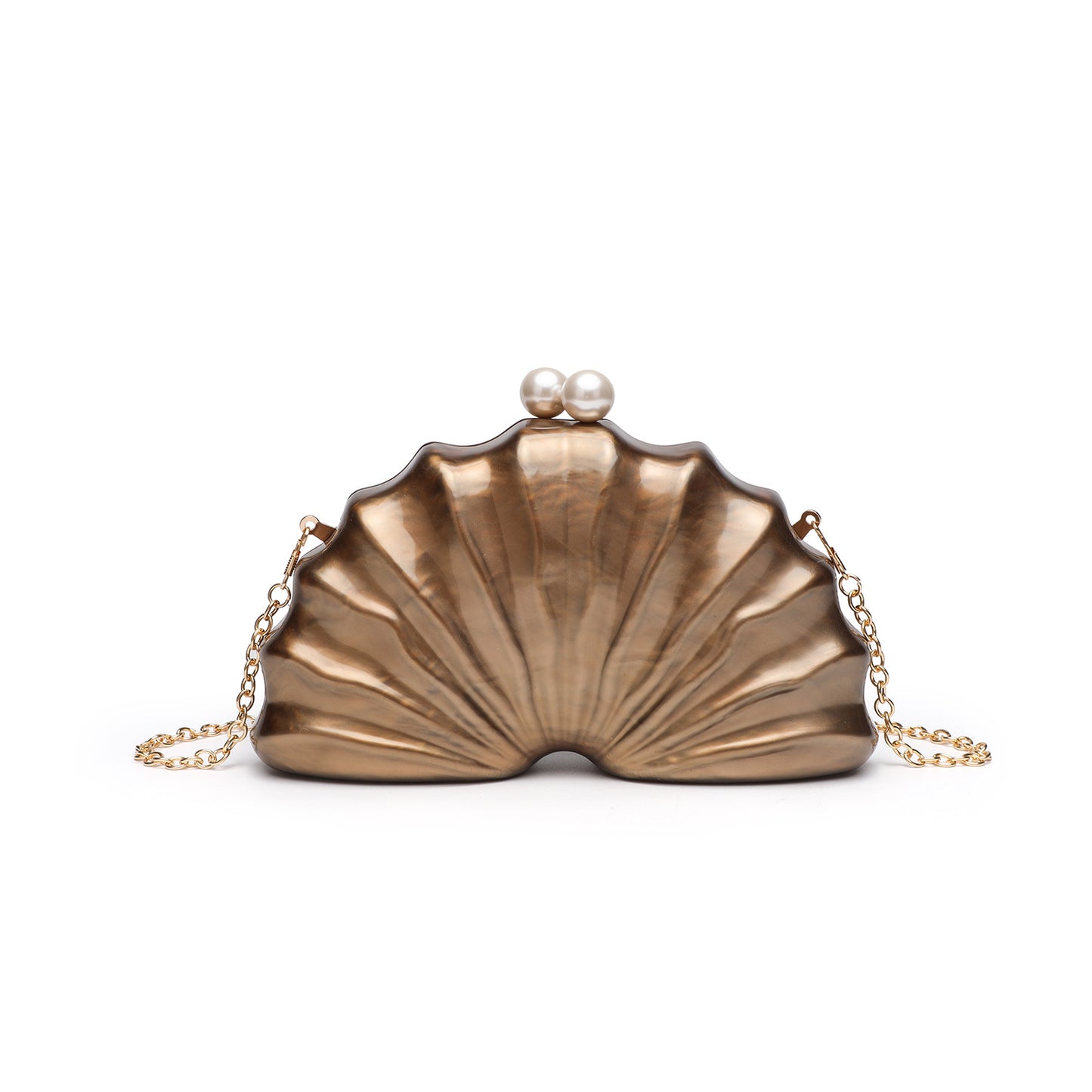 Celeste Shell Clutch