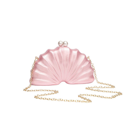 Celeste Shell Clutch