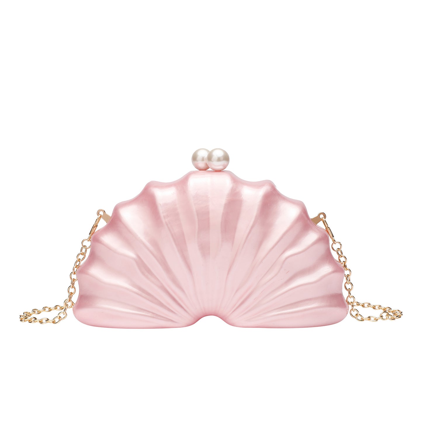 Celeste Shell Clutch