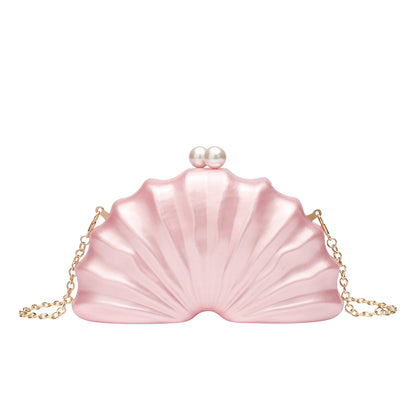 Celeste Shell Clutch