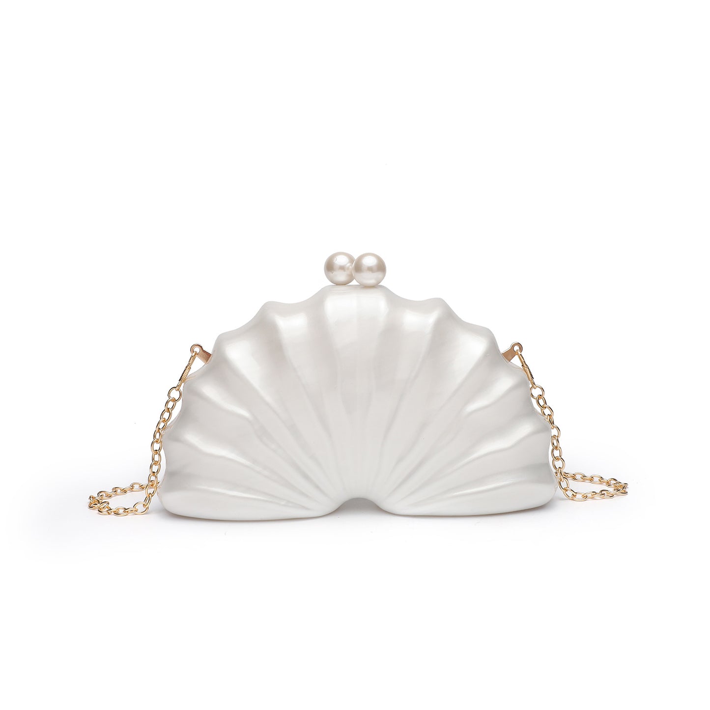 Celeste Shell Clutch