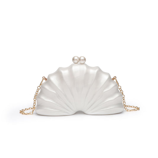 Celeste Shell Clutch