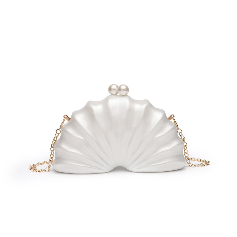 Celeste Shell Clutch